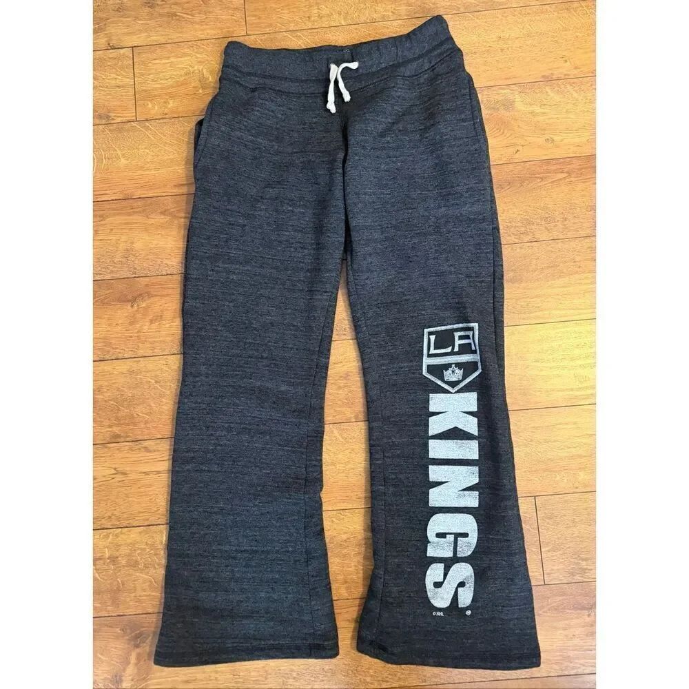 The Original Retro Brand NHL LA Kings Gray Women's L Sweatpants Athleisure USA